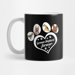 German Shepherd forever dog lover Mug